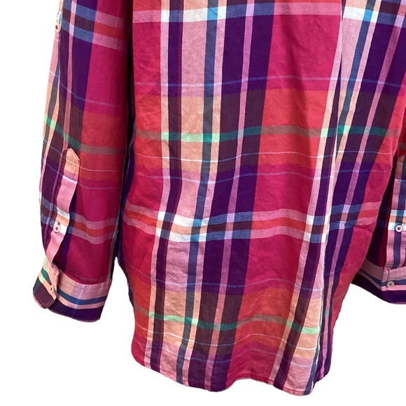 Lauren Ralph Lauren Multicolored Cotton Shirt Button Down Long Sleeve - Picture 6 of 9